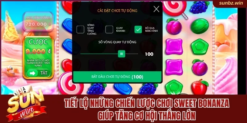 Bí kíp thắng lớn Sweet Bonanza của các chuyên gia lâu năm