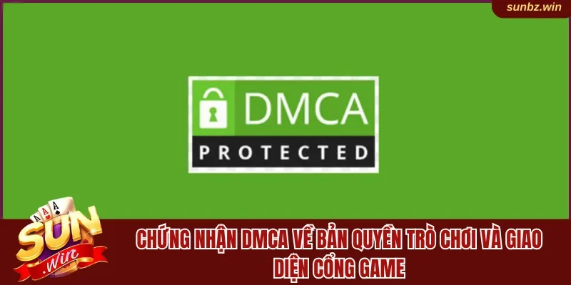 Chứng nhận tài sản trí tuệ trò chơi, giao diện từ DMCA