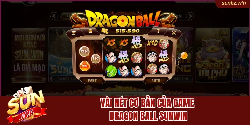 Vài nét cơ bản của game Dragon Ball Sunwin
